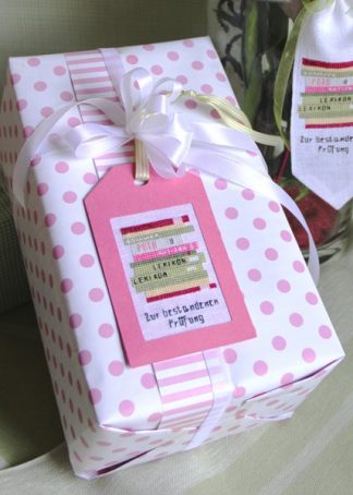 Geschenkeanhänger pink
