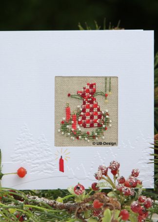 Passepartoutkarte "Weihnachtswald"