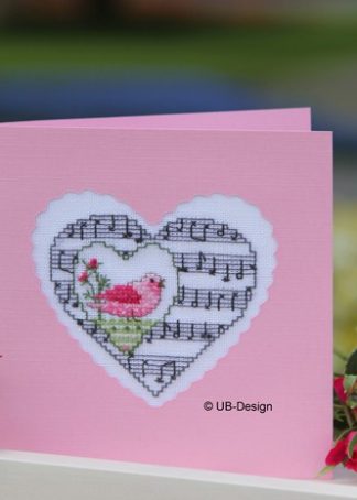 Passepartoutkarte pink