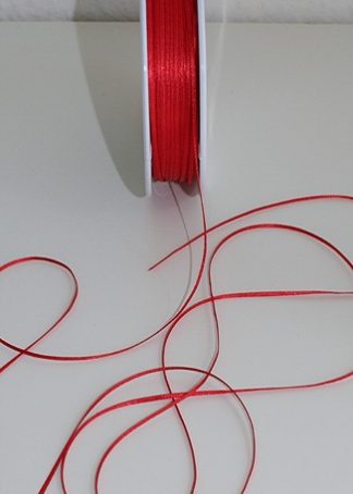 Satinband sehr schmal