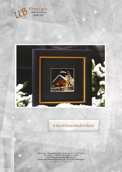 Ein Wintermärchen Farbdruck
