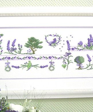 Mustertuch Lavendel