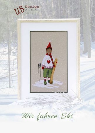 Stickanleitung "Wir fahren Ski"