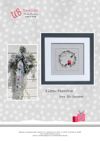 Stickanleitung "Geschenke im Schnee"