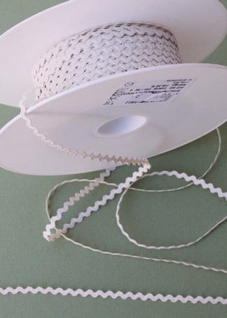 Zackenlitze beige