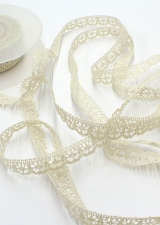 Baumwollspitze beige Maja Dentelle