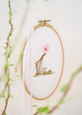 Stickrahmen, oval