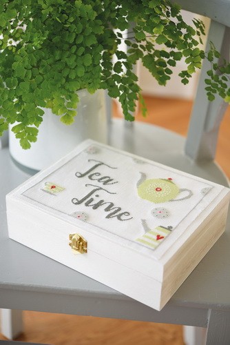 Holzbox für Tee