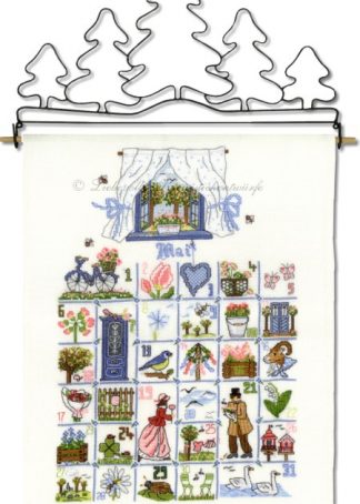 Stickpackung - Kalender Mai