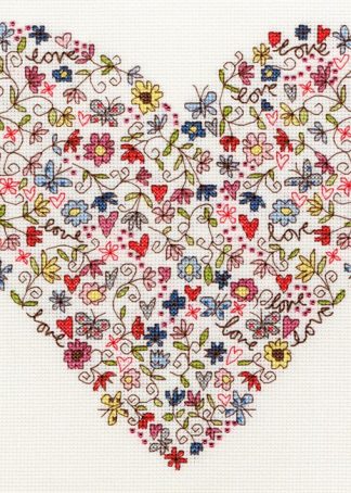 Stickpackung - Love Heart