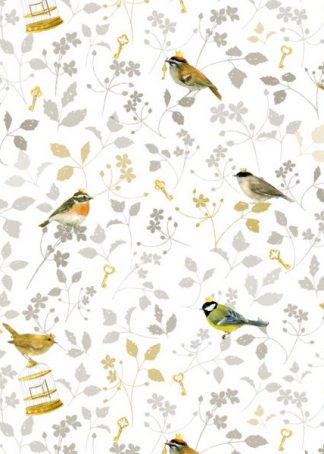 Baumwollstoff - Vogelprinzen