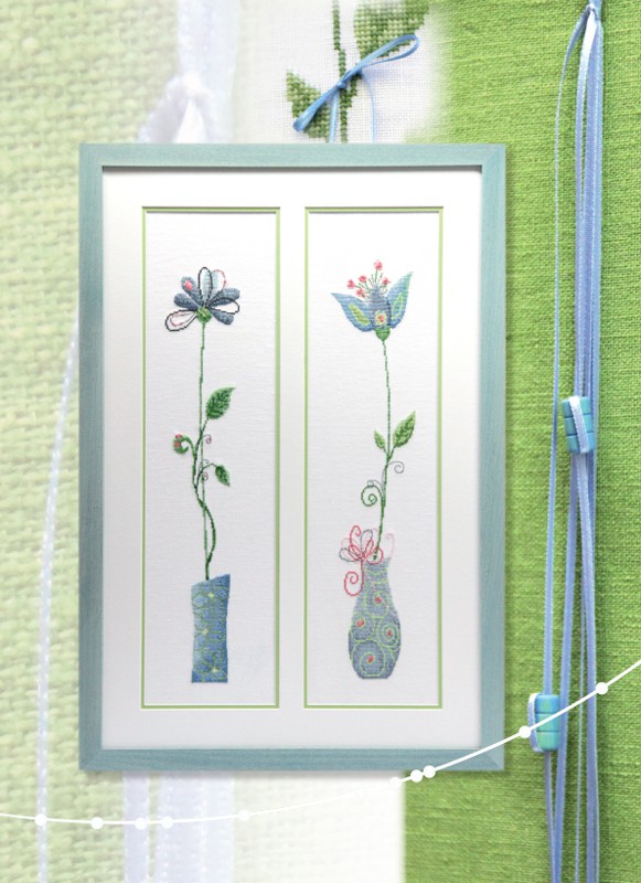 Leaflet - Dreamflowers - Kreuzstichmuster – Bild 4