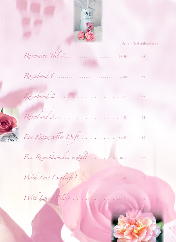 Buch - Rosenmelody - Kreuzstichmuster – Bild 4