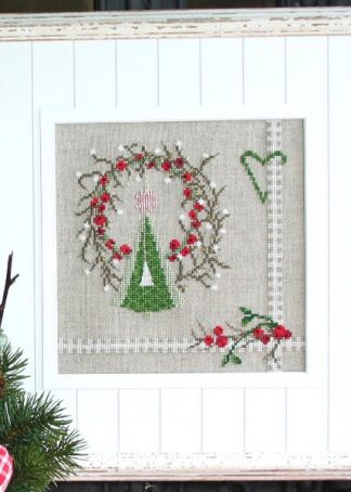 Rahmen für Stickmotiv "Weihnachten im Landhaus"