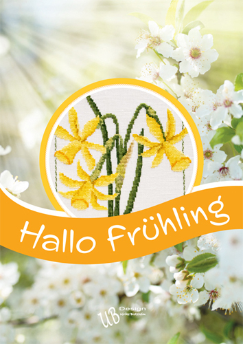 Leaflet - Hallo Frühling - Kreuzstichmuster