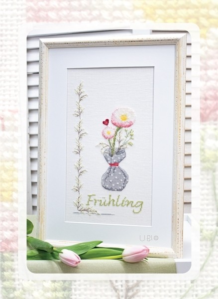 Leaflet - Hallo Frühling - Kreuzstichmuster – Bild 9
