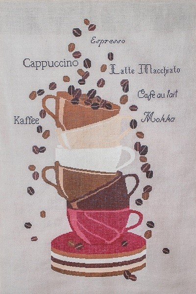 Stickanleitung - Kaffeetassen