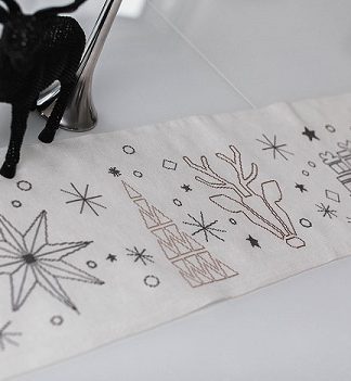 Stickanleitung - Weihnachtsläufer