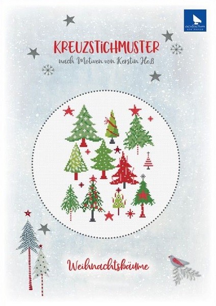 Kreuzstichmuster - Weihnachtsbäume