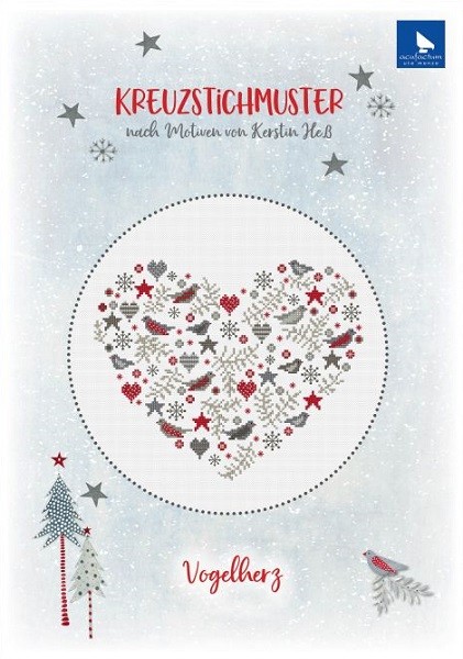 Kreuzstichmuster - Vogelherz
