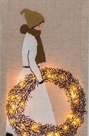 Stickanleitung - Lichterkranz