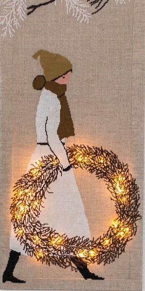 Stickanleitung - Lichterkranz