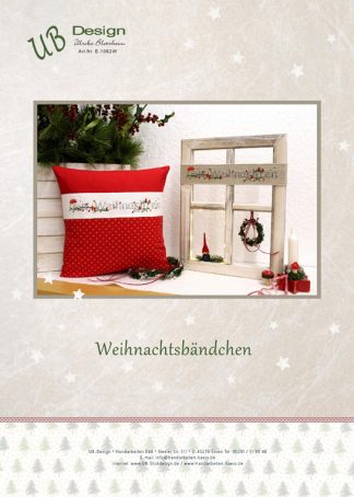 Stickanleitung - Weihnachtsbändchen