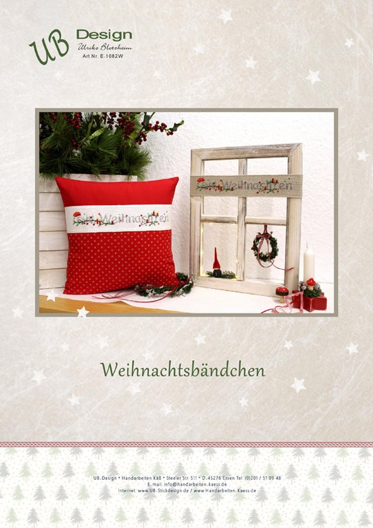 Stickanleitung - Weihnachtsbändchen
