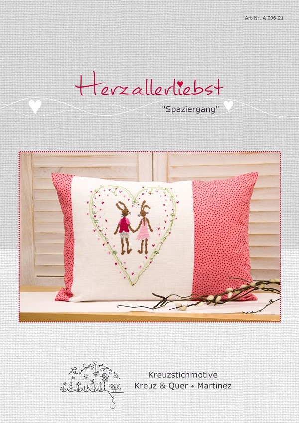 Herzallerliebst "Spaziergang" - Stickanleitung