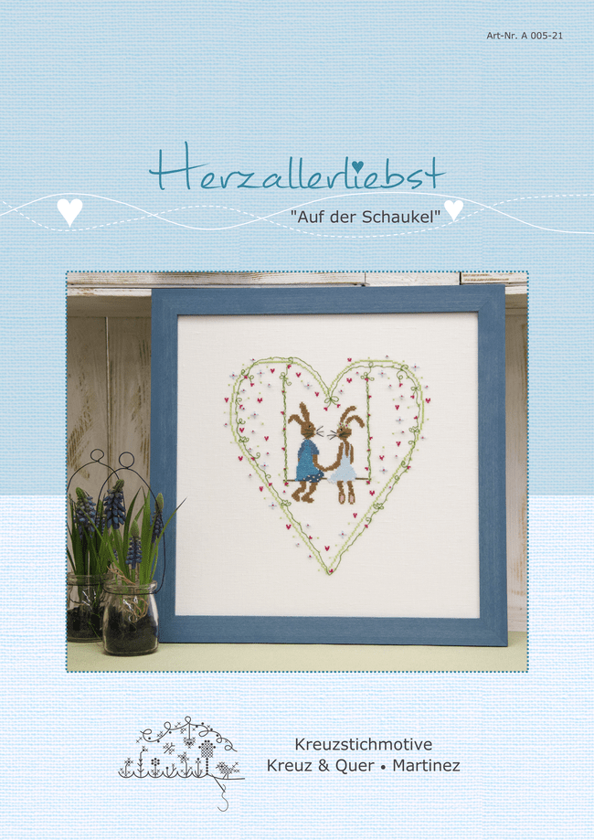Herzallerliebst "Auf der Schaukel" - Stickanleitung