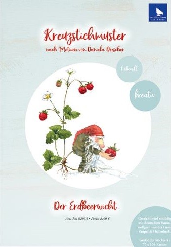 Erdbeerwicht - Stickanleitung