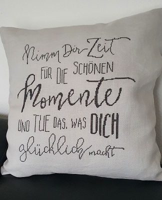 Schöne Momente - Stickanleitung