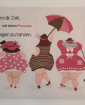 Drei Freundinnen - Stickanleitung