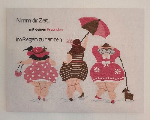 Drei Freundinnen - Stickanleitung