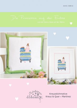 Die Prinzessin auf der Erbse - Stickanleitung