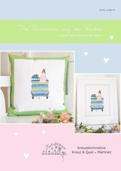 Die Prinzessin auf der Erbse - Stickanleitung