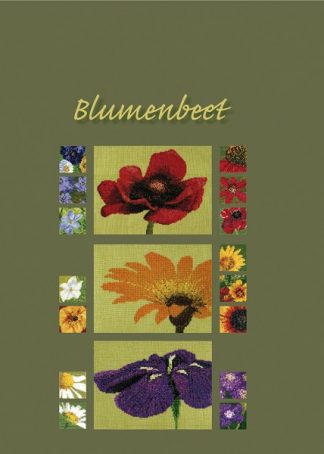 Kreuzstichheft - Blumenbeet