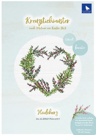 Heideherz- Stickanleitung
