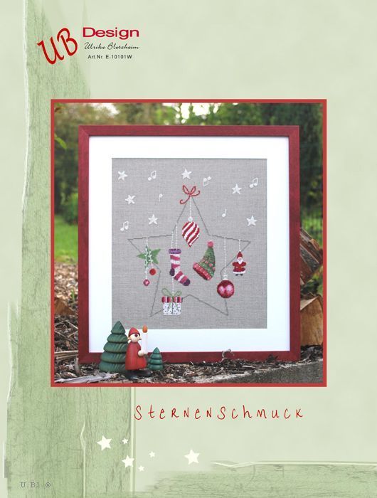 Sternenschmuck - Stickanleitung