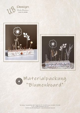 Blumenboard - Anleitung u. Materialpackung