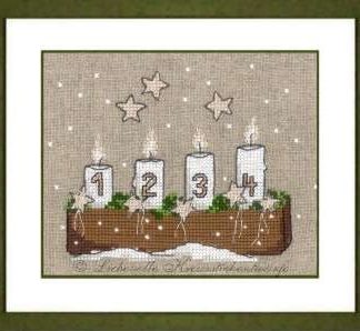 Adventsgesteck - Stickpackung