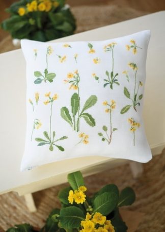 Kissenhülle - Schlüsselblumen