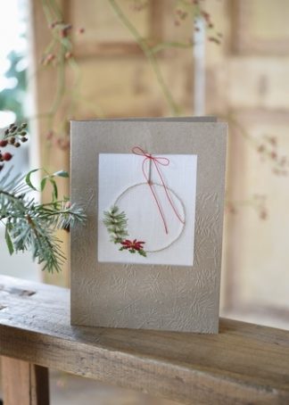 Passepartoutkarte - Weihnachtsstern