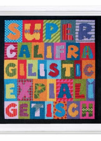 Supercalifragilisticexpialigetisch - Kreuzstichanleitung