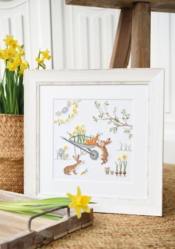 Buch -Spring-Frühlingszauber- Kreuzstichmuster – Bild 6