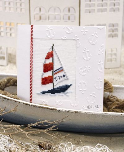 PP-Karte - Segelschiff