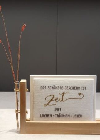 Holzständer "Das schönste Geschenk"