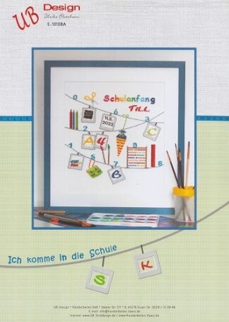 Ich komme in die Schule - Stickanleitung