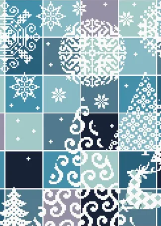 Die Farben des Winters - Stickanleitung