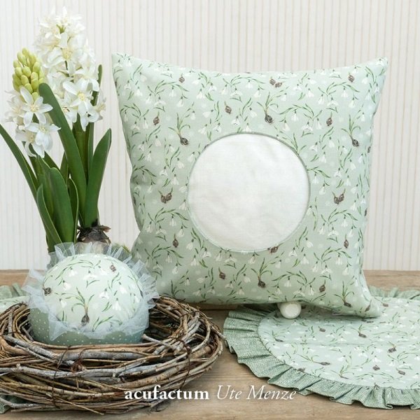 Schneeglöckchen - Baumwollstoff – Bild 2